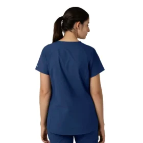 Blusa médica tipo túnica com decote em V da coleção Force Essentials para mulher