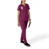 Blusa médica tipo túnica com decote em V da coleção Force Essentials para mulher