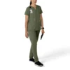 Blusa médica tipo túnica com decote em V da coleção Force Essentials para mulher