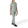 Blusa médica tipo túnica com decote em V da coleção Force Essentials para mulher