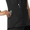Blusa médica tipo túnica com decote em V da coleção Force Essentials para mulher