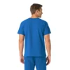 Blusa médica unissexo Force Essentials com decote em V e 6 bolsos