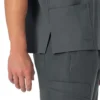 Blusa médica unissexo Force Essentials com decote em V e 6 bolsos
