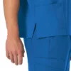Blusa médica unissexo Force Essentials com decote em V e 6 bolsos