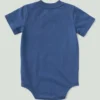 Body de manguitos curtos com bolso para meninos (bebé)