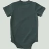 Body de manguitos curtos com bolso para meninos (bebé)