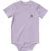 Body infantil de manguitos curtos com bolso (bebé)