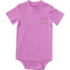 Body infantil de manguitos curtos com bolso (bebé)