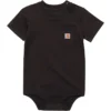 Body infantil de manguitos curtos com bolso (bebé)