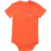 Body infantil de manguitos curtos com bolso (bebé)