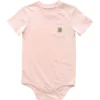 Body infantil de manguitos curtos com bolso (bebé)