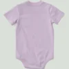 Body infantil de manguitos curtos com bolso (bebé)