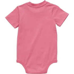 Body infantil de manguitos curtos com bolso (bebé)