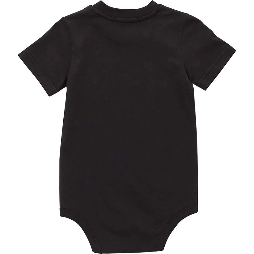 Body infantil de manguitos curtos com bolso (bebé)