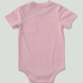 Body infantil de manguitos curtos com bolso (bebé)
