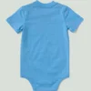 Body infantil de manguitos curtos com bolso (bebé)