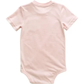 Body infantil de manguitos curtos com bolso (bebé)