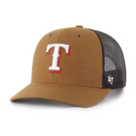 Boné de camionista dos Texas Rangers '47