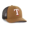 Boné de camionista dos Texas Rangers '47
