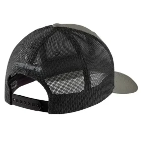 Boné de camionista Rugged Flex™ em sarja com malha nas costas e emblema