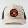 Boné de camuflagem tipo «trucker» com parte traseira em malha ripstop