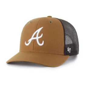 Boné Trucker '47 dos Atlanta Braves