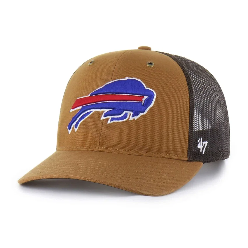 Boné Trucker '47 dos Buffalo Bills, corte descontraído