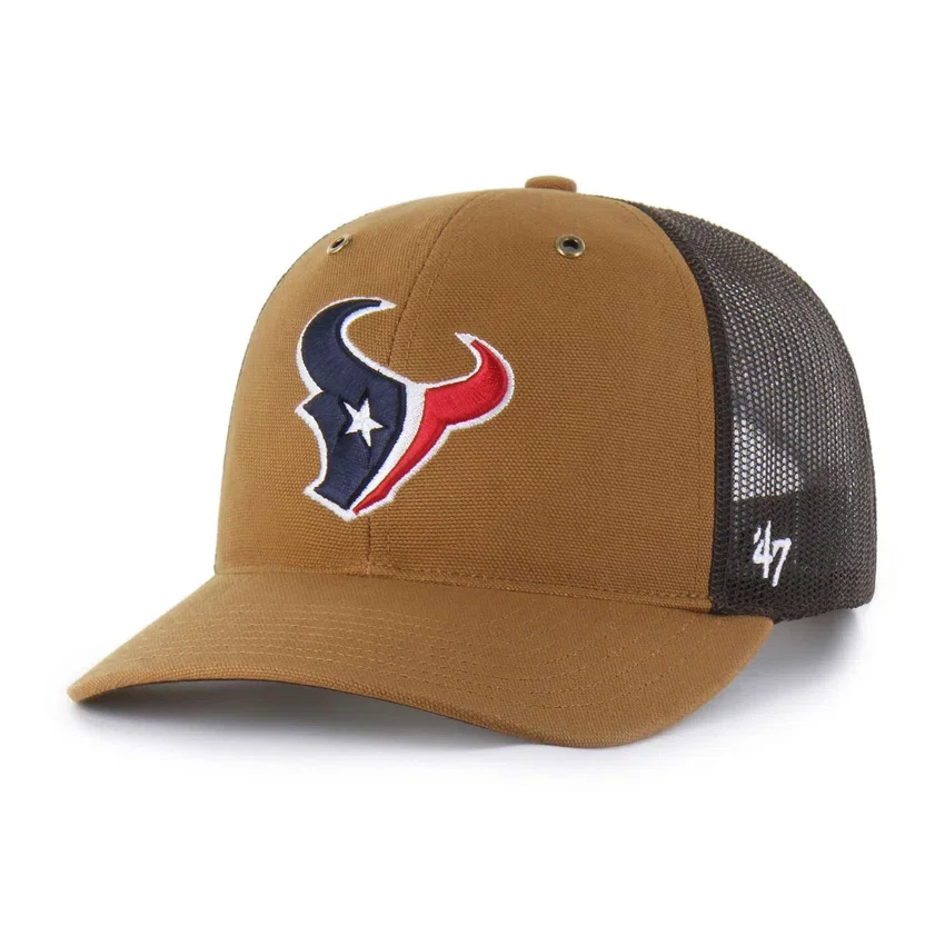 Boné Trucker '47 dos Houston Texans, corte descontraído
