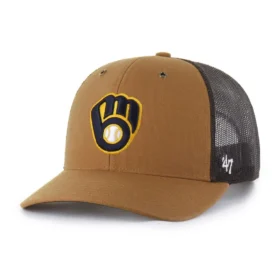 Boné Trucker '47 dos Milwaukee Brewers