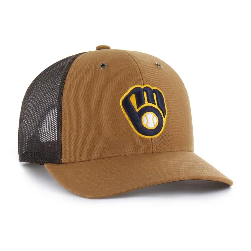 Boné Trucker '47 dos Milwaukee Brewers