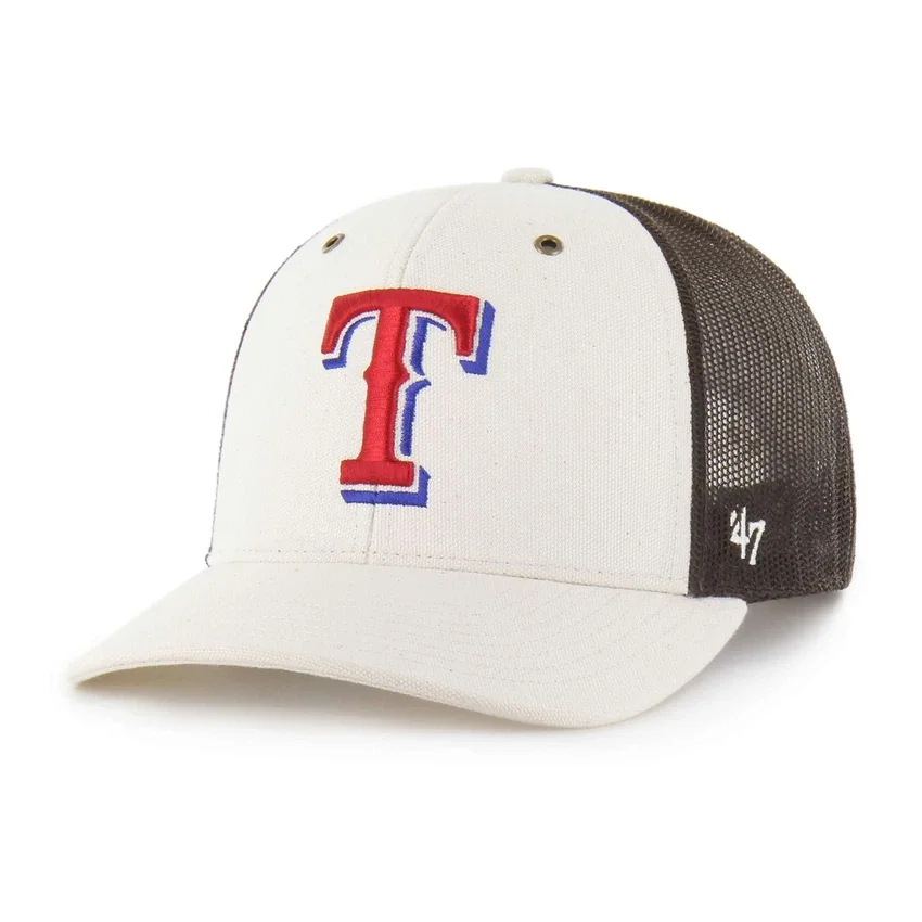 Boné Trucker '47 dos Texas Rangers, sem tingir