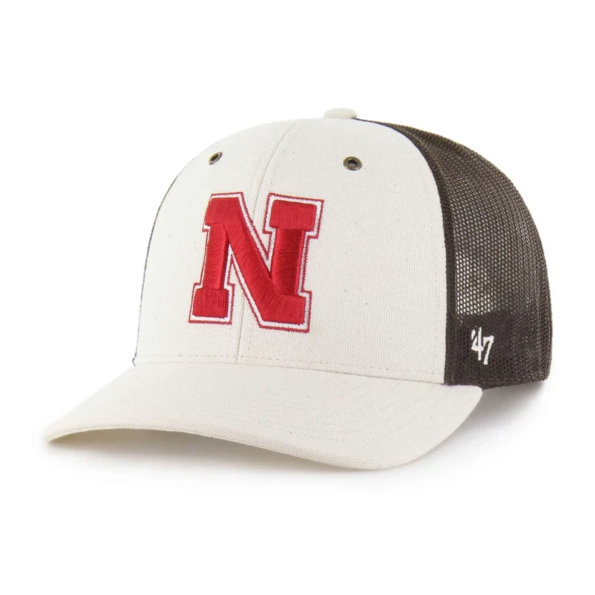 Boné Trucker '47 Nebraska Cornhuskers sem tingir