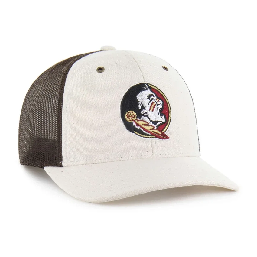 Boné Trucker '47 não tingido dos Florida State Seminoles