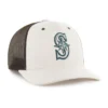 Boné Trucker '47 não tingido dos Seattle Mariners