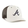 Boné Trucker '47 sem tingir dos Atlanta Braves