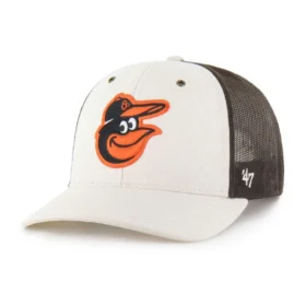 Boné Trucker '47 sem tingir dos Baltimore Orioles