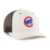 Boné Trucker '47 sem tingir dos Chicago Cubs