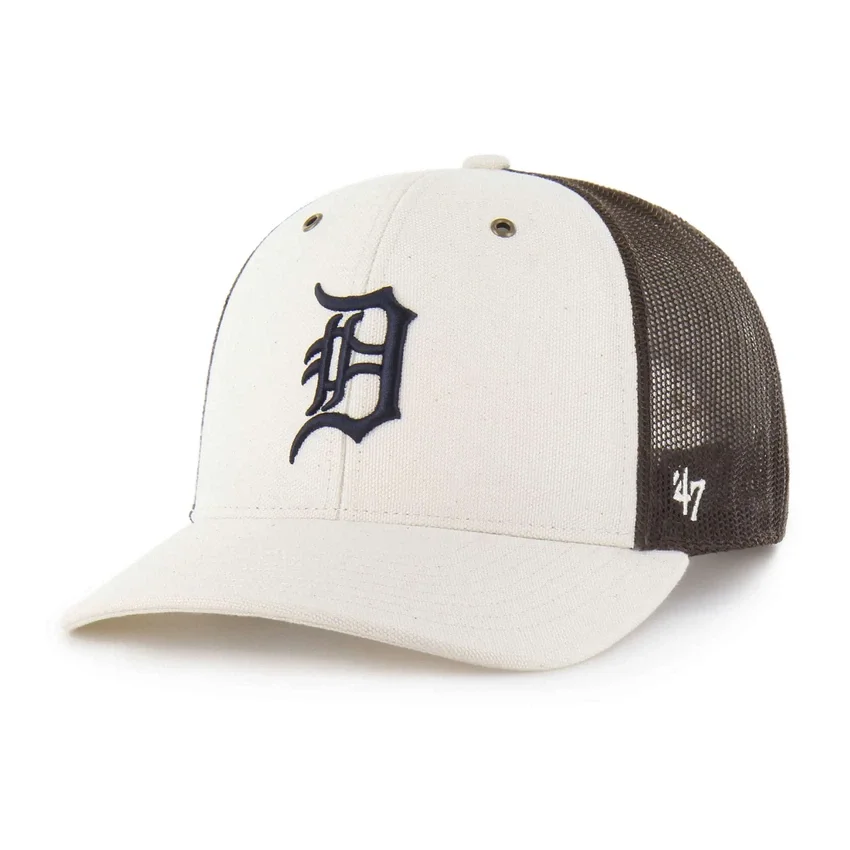 Boné Trucker '47 sem tingir dos Detroit Tigers