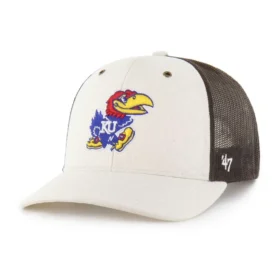 Boné Trucker '47 sem tingir dos Kansas Jayhawks