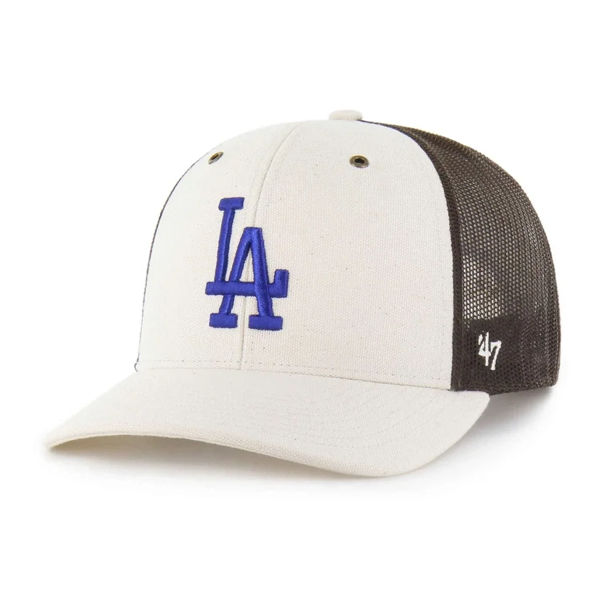 Boné Trucker '47 sem tingir dos Los Angeles Dodgers
