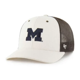 Boné Trucker '47 sem tingir dos Michigan Wolverines