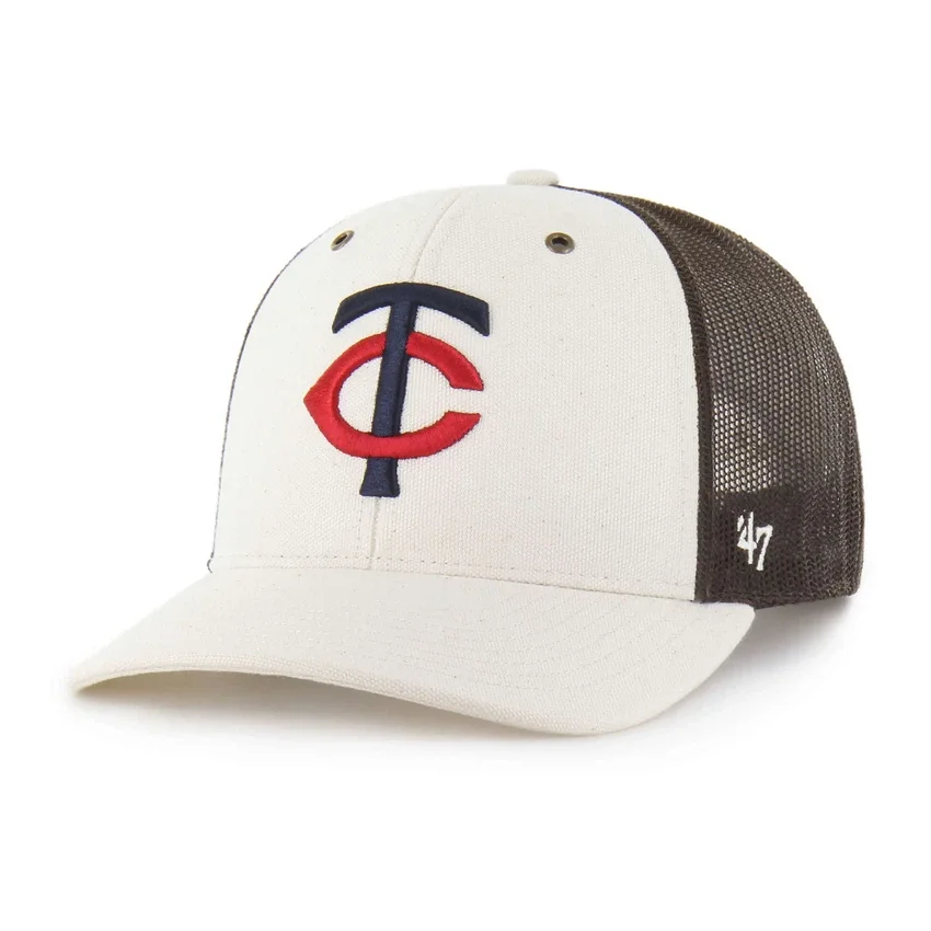 Boné Trucker '47 sem tingir dos Minnesota Twins