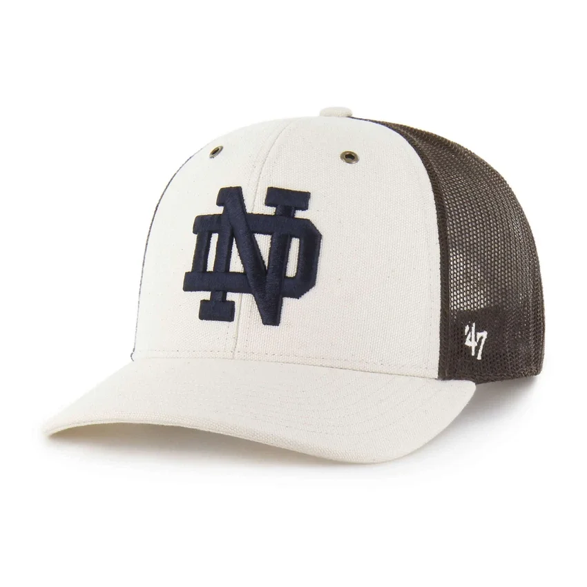 Boné Trucker '47 sem tingir dos Notre Dame Fighting Irish
