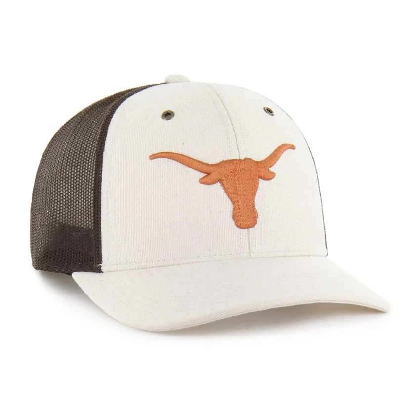 Boné Trucker '47 sem tingir dos Texas Longhorns