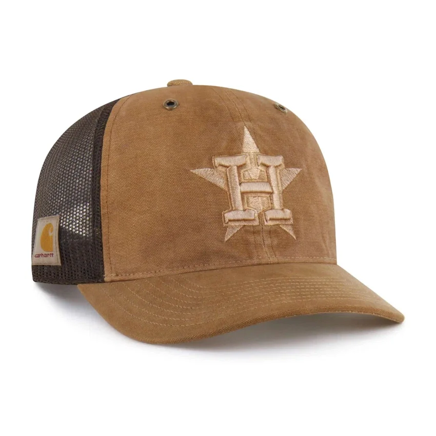 Boné Trucker '47 tingido dos Houston Astros, corte descontraído