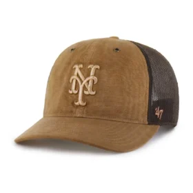 Boné Trucker '47 tingido dos New York Mets, corte descontraído