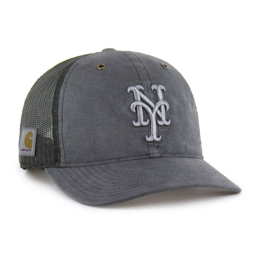 Boné Trucker '47 tingido dos New York Mets, corte descontraído