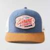 Boné Trucker com Parte Traseira em Malha de Lona e Gráfico Country