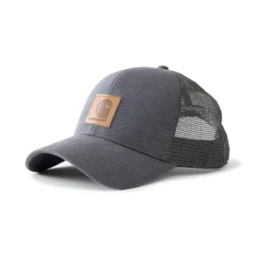 Boné Trucker com parte traseira em malha de lona lavada
