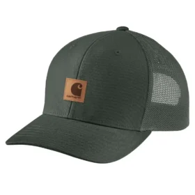 Boné Trucker com parte traseira em malha de lona lavada